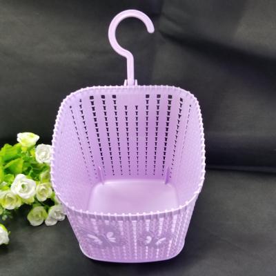 Hanging basket hollow plastic Hanging basket bathroom Hanging basket