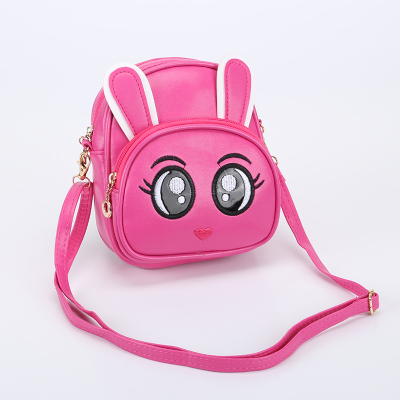 New big-eyed rabbit cartoon children small backpack convenient to go out to receive bags manufacturers direct