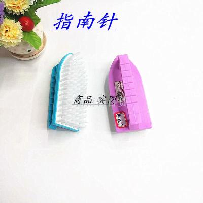 Factory direct laundry brush plastic color thickening point multi-purpose cleaning brush manual washing brush shoes brush 2 yuan