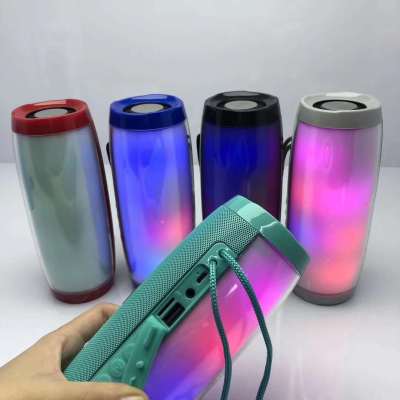 The TG157 new wireless bluetooth audio display color LED light outdoor portable bluetooth speaker