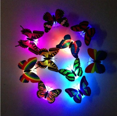 Luminous butterflies can be pasted small night lamp LED small night lamp wholesale