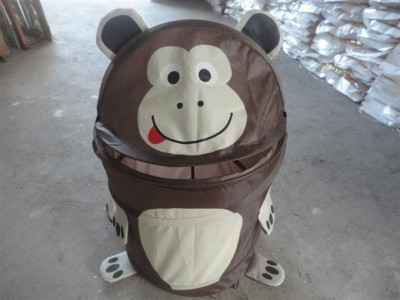 Factory Direct Sales Cartoon Monkey Storage Bucket Storage Bucket Laundry Bag Laundry Basket