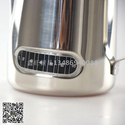 Stainless steel flower cup with temperature display coffee cup 600ML coffee appliance