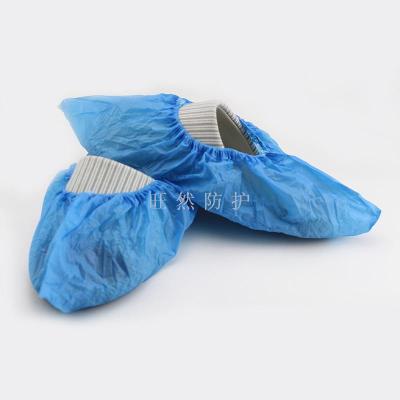 Disposable plastic shoe covers wholesale household anti-skid waterproof