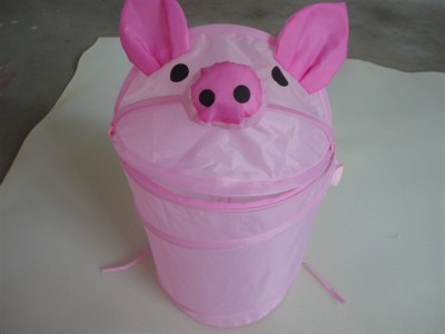 Our Factory Specializes in Producing Cartoon Storage Bucket Storage Bag Dirty Clothes Blue Laundry Basket