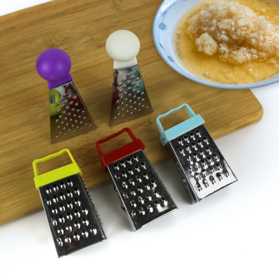 Stainless steel grater mini four - sided plane, triangle plane, multi - functional vertical planer