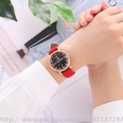 New 369 clear digital leather belt ladies fashion table