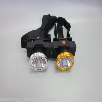 Strong light charging miner's lamp far shooting outdoor dimmer lamp head wear flashlight manufacturer direct selling 888