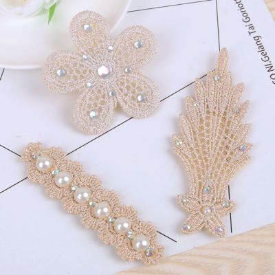 Time limit promotion Korean lace small band bangs stick magic stick hair stick lovely plant shape lace bangs stick