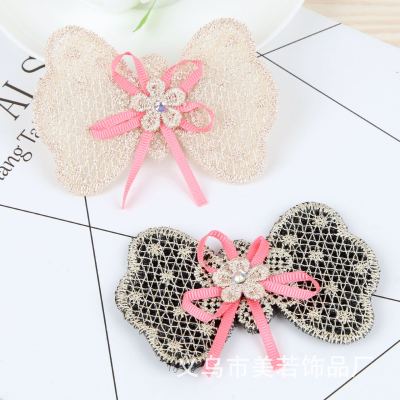 The end of The year promotes Korean edition lace to bind band bang last magic stick hair stick, lovely bowknot lace girl bang