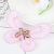 End of the year promote 6 color Korean lace butterfly bangs paste magic stick hair stick personality girls and children bangs paste