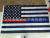 No. 4 90*150 Blue Stripe Red Stripe American Flag Blue Black American Flag Half Blue Half Red Law Enforcement in the United States Flag