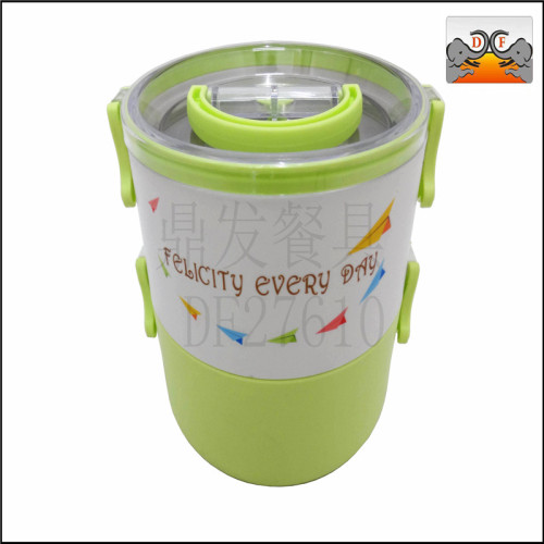 Df27064 Dingfa Stainless Steel Kitchen and Hotel Supplies Tableware 304# Insulated Lunch Box