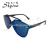 Fashion and fashion double liang bao LAN mercury piece sunglasses shading street photo joker sunglasses 8201