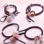 10 Korean shell hair rope fashion high-end hair rope ponytail hair black rubber band hair ring hair accessories