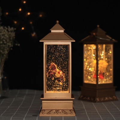 foreign trade exclusive for tiktok crystal box wish crystal ball storm lantern decoration lucky thousand storm lantern happy angel lamp