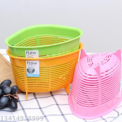 NSH6233 creative small items storage bin wash bowl chopsticks plastic asphalt rack multi-purpose sink storage
