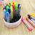Children's Thick Head Watercolor Pen 24-Color Barrel Graffiti Drawing Crayons Primary School Student Creative Washable Paintbrush Factory Direct Sales