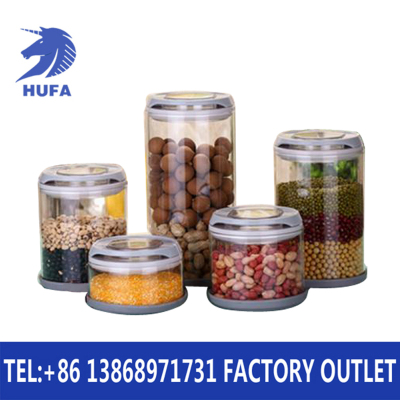 Stainless Steel Glass Storage Sealed Cans Sealed Cans Four-Piece Set Glass Sealed Can
