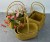 Seagrass Woven Handle Flower Basket Creative Decoration Desktop Storage Basket Flower Arrangement Basket Fruit Cabas No. 78 Z