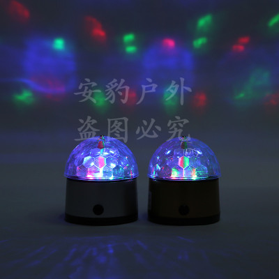 Led Colorful Battery Stage Lights Bar Colorful Crystal Magic Ball Christmas Star Light Gift Promotion Customization