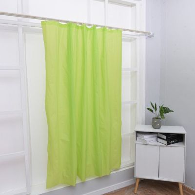 Pure color EVA shower curtain thickened waterproof, shading, mildew proof bathroom bathroom curtain