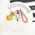 Cartoon bell Pikachu doll pendant hang decoration key chain quality man bag fashion woman bag jewelry