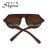 Trendy versatile tan lenses sunglasses eye protection and sun shade sunglasses 8208-3