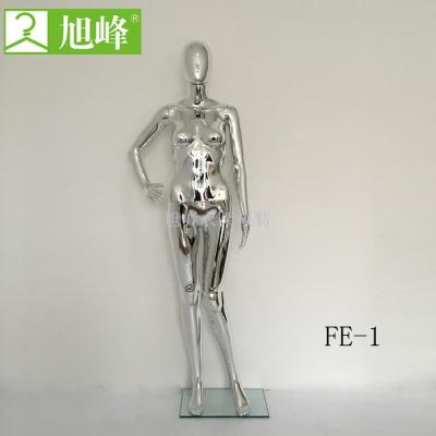 High-end full-body model props women clothing store window display display fake