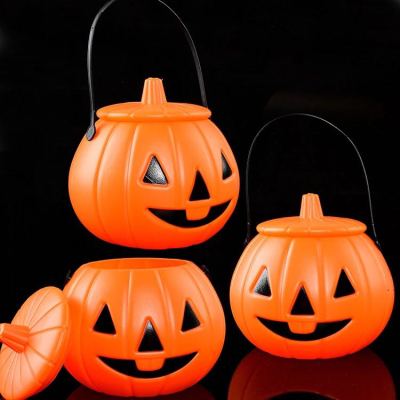 The Halloween product comes with a pumpkin bucket and can be fitted with an electric candle