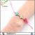 Hand-woven color cross bracelet turquoise cross rope