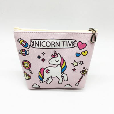 Unicorn coin purse, new unicorn key bag,  fashion children PU wallet