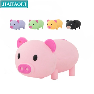 Jhl-up158 PVC piglet U disk 8G 16G cartoon piglet model silica gel disc custom-made cute modelling.