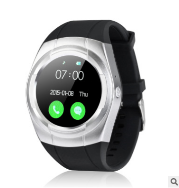 Hot style T60 plug-in card bluetooth voice meter step movement touch screen smart wear round screen smart watch