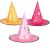 Five-pointed star witch hat Halloween wizard hat