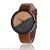 BBB 0 wood grain simple style belt watch