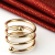 Hotel supplies  decoration western food button napkin ring napkin ring European alloy napkin ring gold