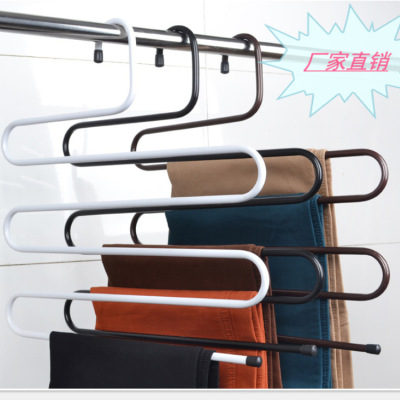 S frame multi-layer S frame magic pants frame stainless steel snake pants rack manufacturer direct selling