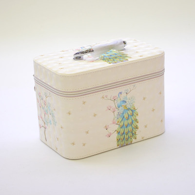 New special double-layer jewelry box flannelette cosmetic jewelry bag wholesale excellent quality