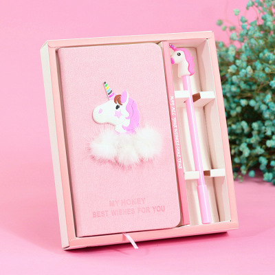 Unicorn notebook and unicorn gift box set