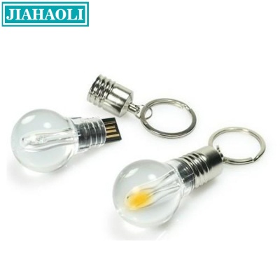 Jhl-up160 creative acrylic bulb U disk 16G advertisement publicity gifts usb flash crystal customized.