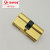 60mm gold double-open lock core stock common iron key zinc alloy material spot manufacturer