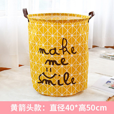Japanese style large capacity waterproof folding laundry basket fabric dirty clothes basket bathroom collection basket