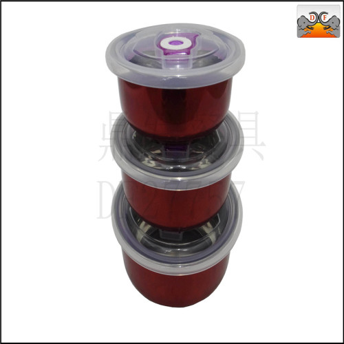 Df27757 Dingfa Stainless Steel Kitchen Hotel Supplies Tableware Small Feiou Crisper Freshness Bowl