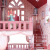 Lecube 3D 3D Puzzle Model Girls' Educational Toys with Lighting Luminous Holiday Villa & Pastoral Villa