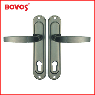 Iron face aluminum grip door lock, model: f758-55 iron aluminum door lock