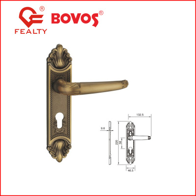 Zinc alloy door lock (az7197-267)