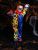 120cm electric clown stand ghost Halloween costumes bar costumes