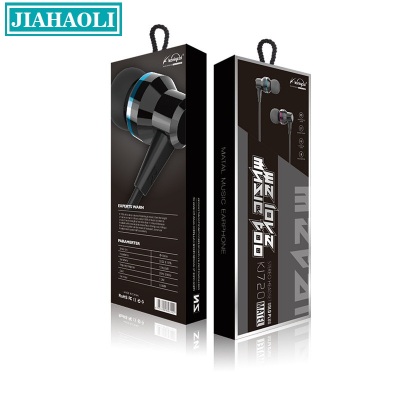 Jhl-re009 metal woofer headset in-ear smart wire-controlled phone headset general foreign trade sales.