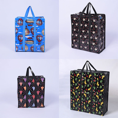 Factory direct thickening is vertical version of non-woven bag quilt luggage storage bag as wear-resistant moving bag